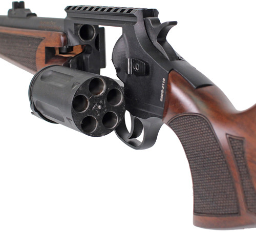 IVER JOHNSON 1000 410 3" 20" REVOLVER SHOTGUN WALNUT
