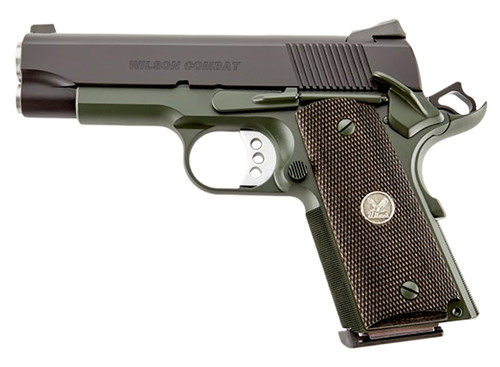 WILSON COMBAT CQBC 45ACP 4" 8+1 BLK/GRN CA COMPLIANT