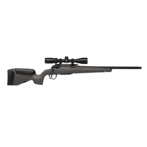 Savage 110 Trail Blazer XP Rifle 5.56mm 4rd Capacity 20" Threaded Fluted Barrel Flat Dark Gray Stock w/Crossfire II 3-9x40