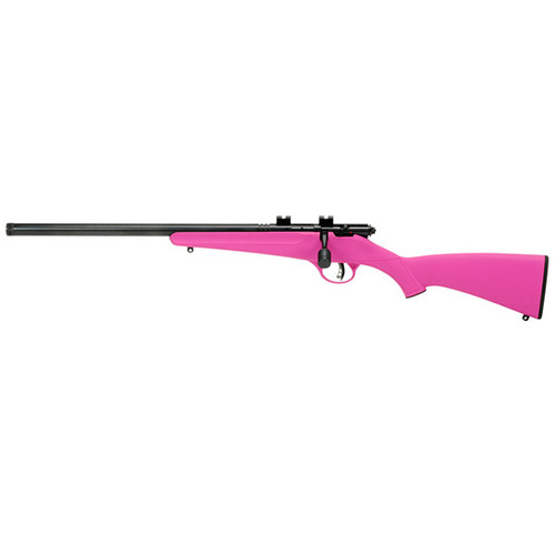 SAVAGE RASCAL FV-SR LEFT HAND 22LR 16 HVY THREADED BARREL NS PINK
