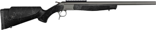 CVA SCOUT TD 350 LEGEND 20" W/RAIL TUNGSTEN/BLK WEB