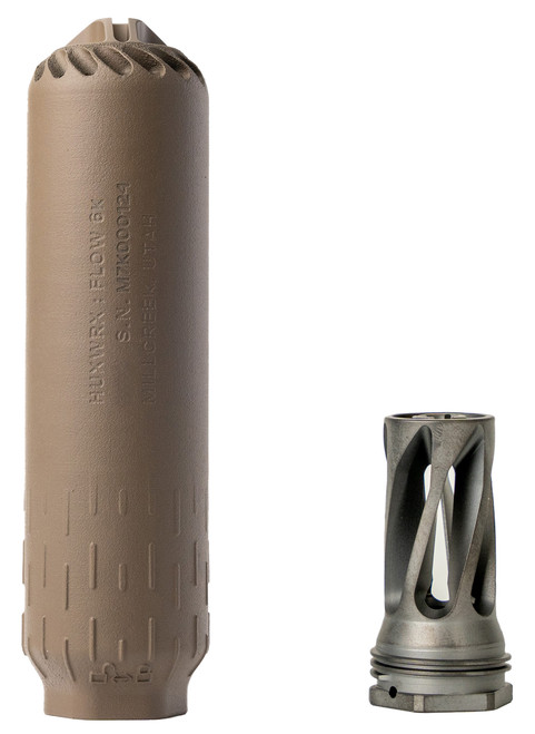 HUXWRX SUPPRESSOR FLOW 6K FDE 5/8X24
