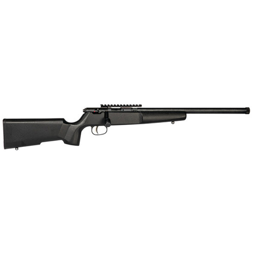 SAVAGE RASCAL TARGET 22LR 16 HVY THREADED BARREL NS BLACK STOCK