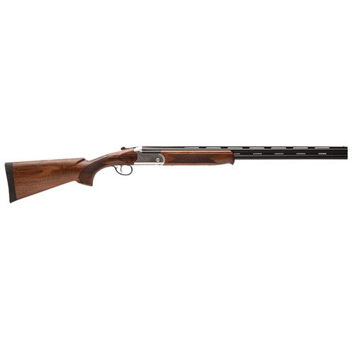 SAVAGE 555E 28GA 26 SILVER RECEIVER TURKISH WALNUT