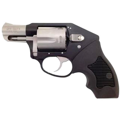 CHARTER ARMS OFF DUTY 38SPL BLACK STAINLESS 2 COMPACT GRIP DAO 5RD