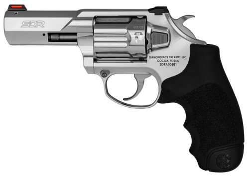 DIAMONDBACK SDR 357MAG 3 STAINLESS FOS POLISHED HOGUE 6RD