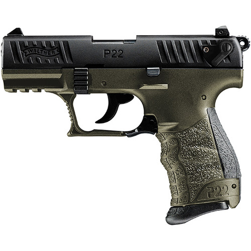 WALTHER ARMS P22Q 22LR 3.42 MILITARY 2 10RD