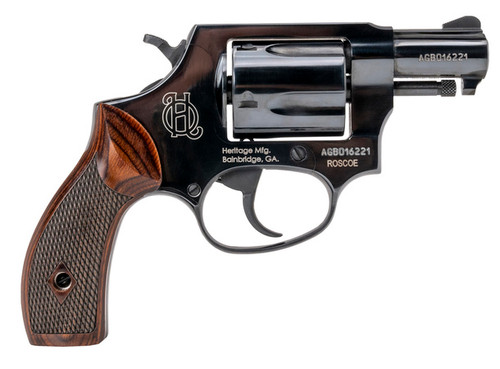 HERITAGE ROSCOE 38SPL BLACK WOOD 2 5RD
