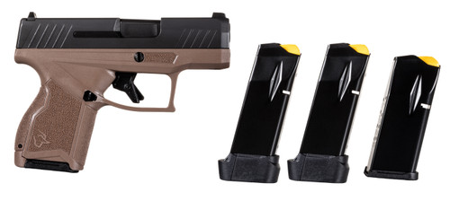TAURUS GX4 9MM BLK/BRN 3" 13+1 4 MAGAZINES