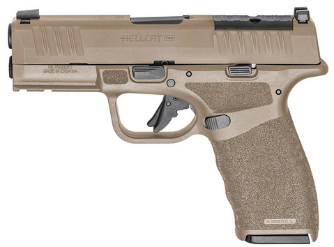 SPRINGFIELD HELLCAT PRO 9MM 3.7 FDE OSP LC 10RD GU25