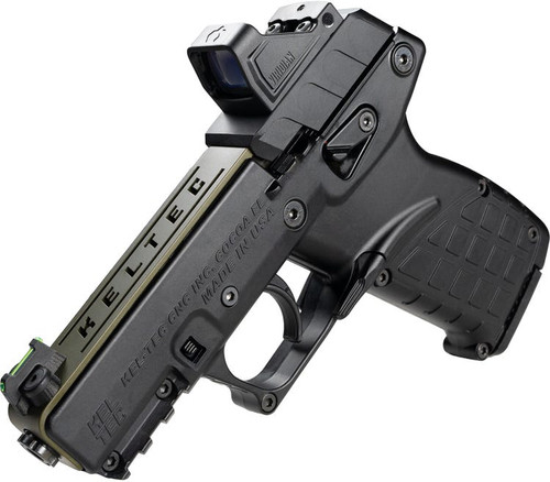 KEL TEC P17 22LR GREEN W/OPTIC & HOLSTER