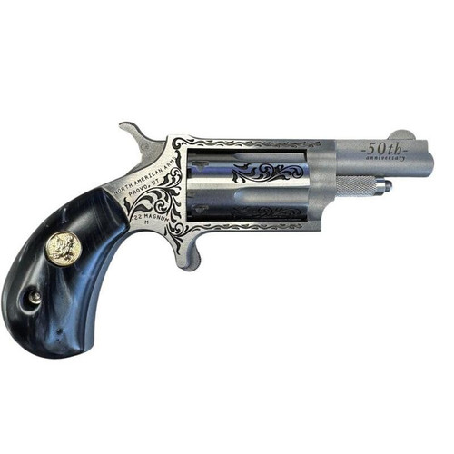 NAA 50TH ANNIVERSARY STAINLESS STEEL HANDGUN 22 WMR 5RD CAPACITY 1.625"