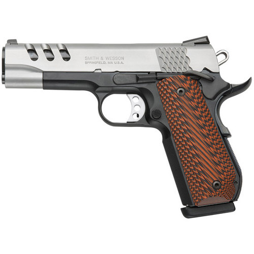 S&W PC 1911 45ACP 4.25 STAINLESS ROUND BUTT SCANDIUM