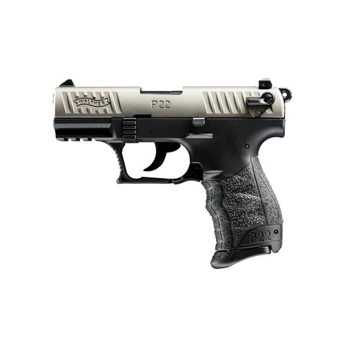 WALTHER ARMS P22 CA COMPLIANT 22LR NICKEL 10RD 3.4"