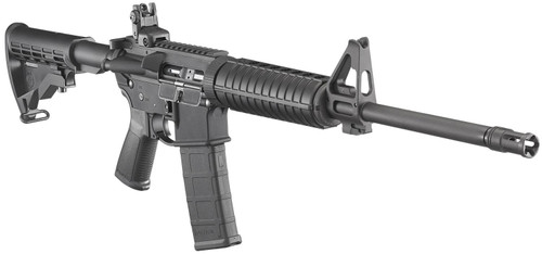 RUGER AR-556 RIFLE 5.56MM 30RD MAGAZINE 16.1" BARREL BLACK