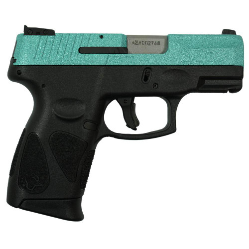 TAURUS G2C "ROBIN'S EGG BLUE GLITTER" HANDGUN 9MM LUGER 12RD MAGAZINES 2
