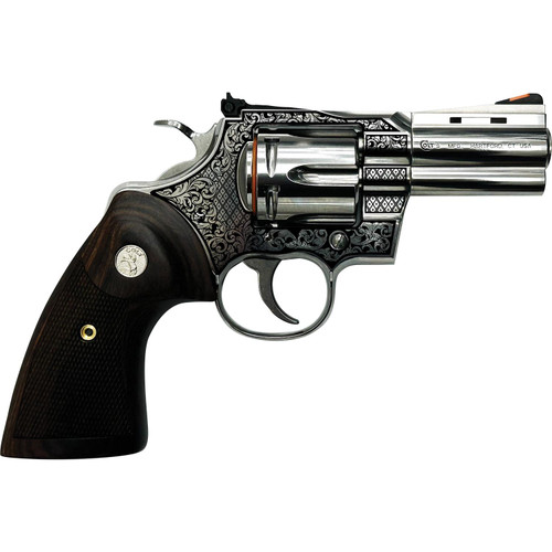 COLT PYTHON "FILIGREE FRAME" HANDGUN 357 MAGAZINE 6RD CAPACITY 3" BARREL
