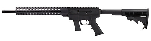 JUST RIGHT RAIL MODEL 9MM 17 THREADED BARREL BLACK 17RD GLOCK MAGAZINE