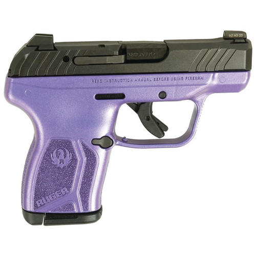 RUGER LCP 380 MAX "PURPLE PEARL FRAME" HANDGUN 380 AUTO 10RD MAGAZINE 2.75"