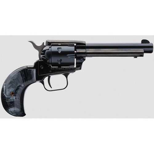 HERITAGE ROUGH RIDER 22LR/MAG 4.75 BLACK PRL BIRHEAD 6R