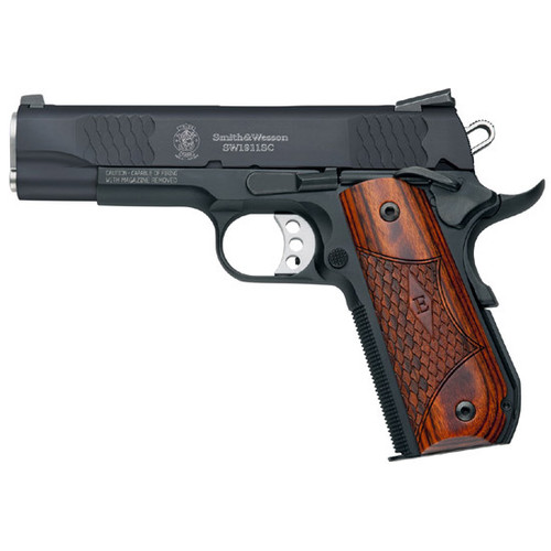 S&W 1911SC ROUND BUTT SCANDIUM 45ACP 5 BLACK