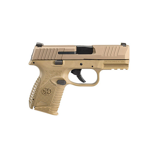 FN AMERICA 509C COMPACT 9MM 3.7 FDE 12RD 15RD