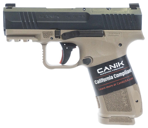 CENTURY ARMS METE MC9 L FDE/BLK 9MM 3.18 10RD CA COMPLIANT COMP