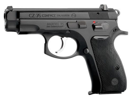 CZ 75 COMPACT 50TH ANNIV ELITE 9MM BLACK 15RD