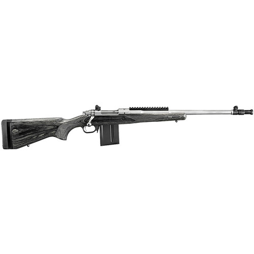 RUGER SCOUT RIFLE 308WIN 18.7 STAINLESS BLACK LAMIN 10RD
