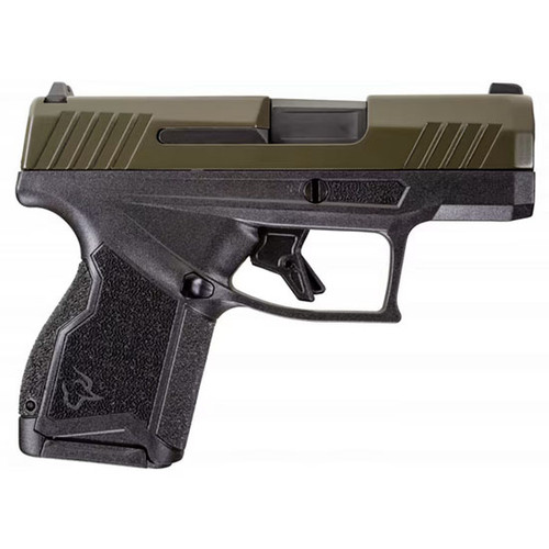 TAURUS GX4 9MM 3 MIL SPEC GREEN SLIDE BLACK 2 11RD