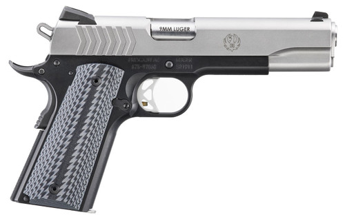 RUGER SR1911 9MM 5 STAINLESS ALUMINUM ALLOY FRAME 9RD
