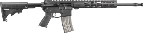 RUGER AR-556 RIFLE 300 BLACK 30RD MAGAZINE 16.10" BARREL BLACK