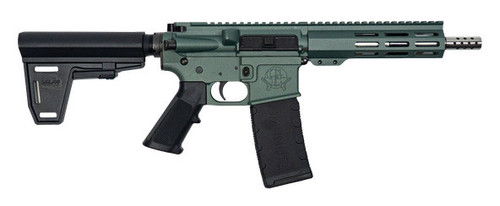 GREAT LAKES AR-15 223WYL 7.5 STAINLESS CHARCOAL GREEN 30RD