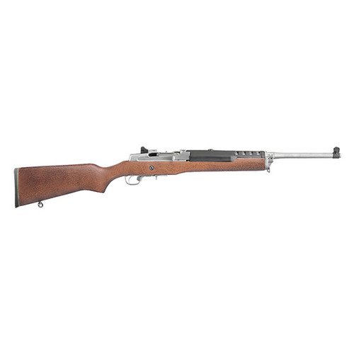 RUGER MINI-THIRTY 7.62X39 18.5 STAINLESS HARDWOOD 5RD