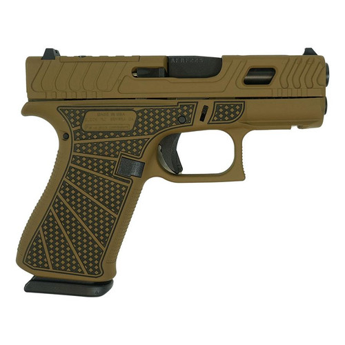 GLOCK 43X "JIMBO RIPPLE STIPPLE" FDE OPTIC CUT HANDGUN 9MM LUGER 10RD