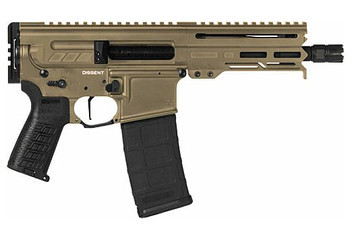 CMMG DISSENT MK4 6.5 COYOTE TAN PISTOL