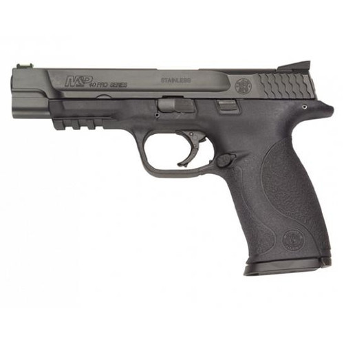 S&W M&P40 PRO HANDGUN 40 S&W 15RD MAGAZINE 5" BARREL FIBER OPTIC SIGHT