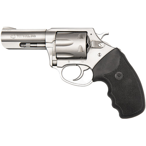 CHARTER ARMS PIT BULL 380ACP 3 FS MATTE STAINLESS FULL GRIP 6RD