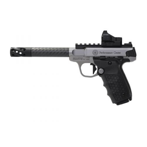 S&W PC SW22 22LR VICTORY 6 CARBON FIBER OPTIC PK