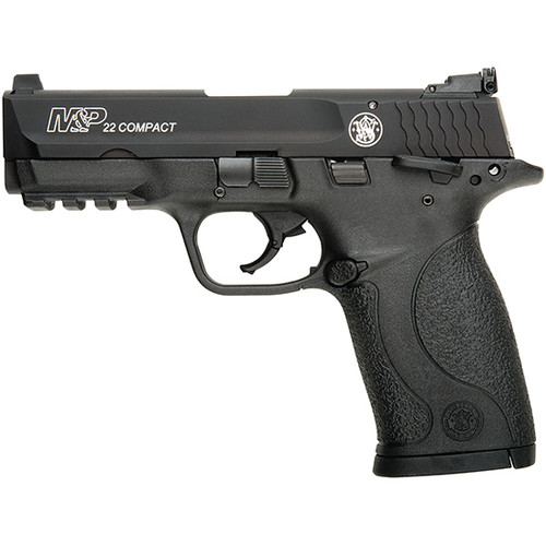S&W M&P22 COMPACT 22LR 3.6 THREADED BARREL TS AS BLACK 10RD