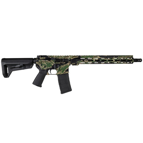 SHARK COAST "TIGER STRIPE" RIFLE 5.56MM 30RD MAGAZINE 16" BARREL 15" MLOK
