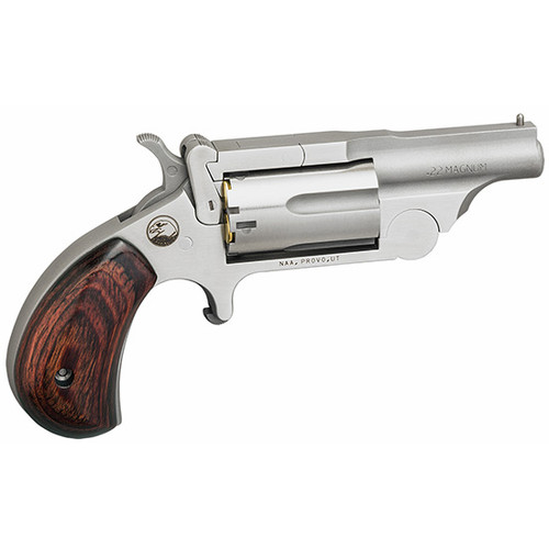 NAA RANGER II 22MAG 1 5/8 STAINLESS FULL RIB 5RD