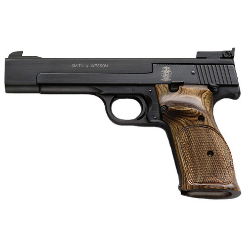 S&W 41 22LR 5.5 TS AS WOOD TARGET GRIP 10RD