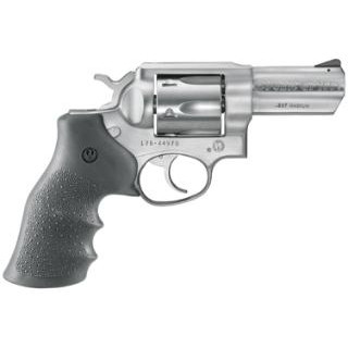 RUGER GP100 357MAG 3 STAINLESS FS HOGUE MONOGRIP 6RD