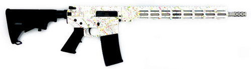 GREAT LAKES AR-15 223WYL 16 STAINLESS SAVED SPLATTER WHITE 30R