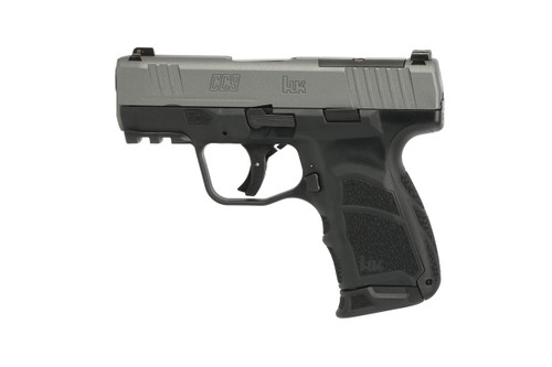 HK CC9 9MM BLK/GREY 10+1 NIGHT SIGHTS OPTIC READY