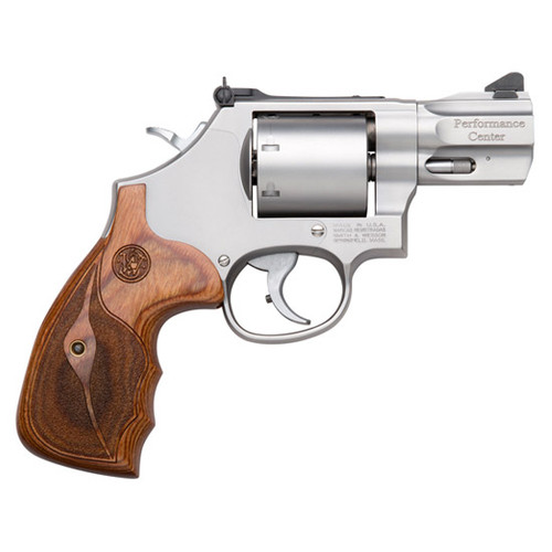S&W PC 686 357MAG 2.5 STAINLESS RR AS WOOD GRIPS 7RD