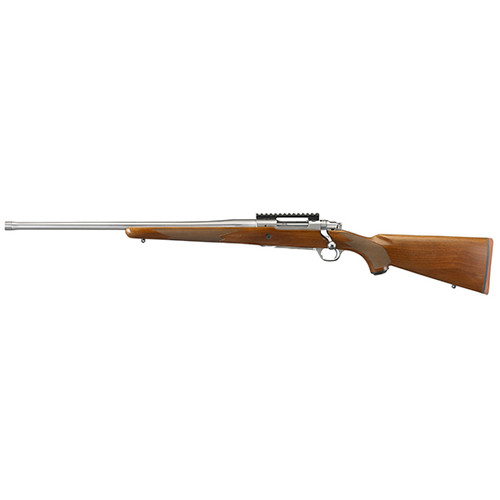 RUGER HAWKEYE HUNTER LEFT HAND 6.5CREED STAINLESS WALNUT 4RD