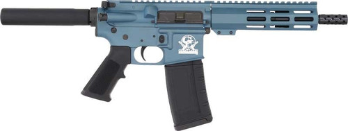 GREAT LAKES AR-15 PISTOL 223 WYLDE 7.5" NITRIDE BARREL BLUE