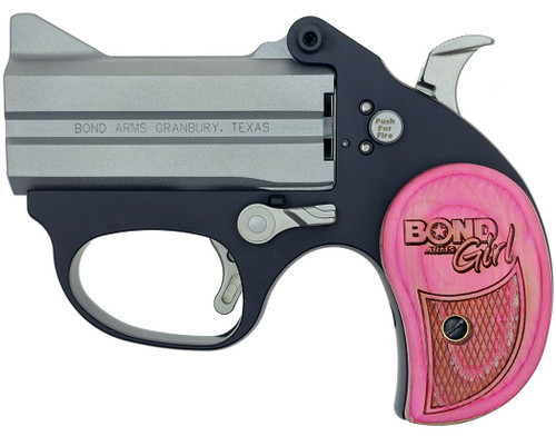 BOND ARMS STINGER 380ACP 3 STAINLESS PINK GRIPS